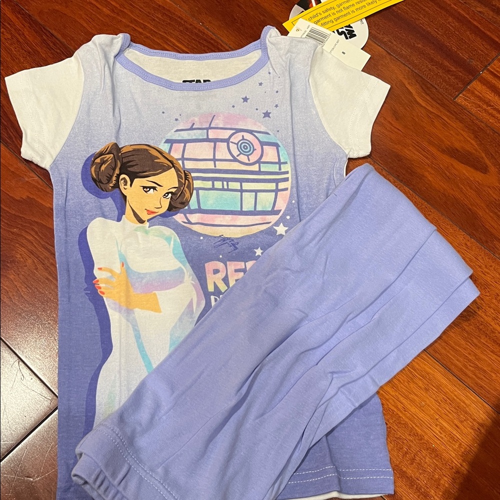 Size 8 Star Wars Pajama Set New